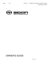 Scion TVIP V4 Owner's Manual