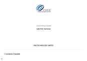 Pax Technology Q25 Quick Setup Manual
