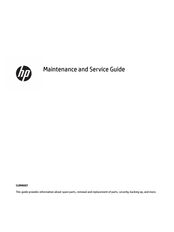 HP 4Z6W3UA ABA Maintenance And Service Manual