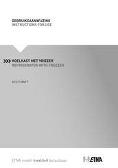 ETNA KCS7178NFT/E01 Instructions For Use Manual