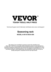 VEVOR A-809 Original Instruction