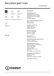 Indesit DIF 34 Operating Instructions Manual