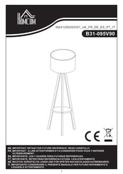 HOMCOM B31-095V90 Manual