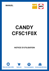 Candy CF5C1F0X Manual