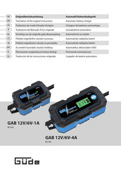 GÜDE GAB 12V/6V-1A Translation Of The Original Instructions