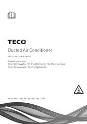 TECO TDS-TSO140HVWDG Installation Manual
