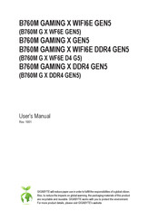 Gigabyte B760M AORUS ELITE WIFI6E DDR4 GEN5 User Manual