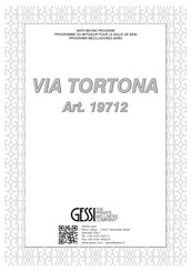 Gessi 19712 Manual