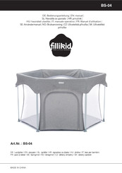 Fillikid BS-04 Manual