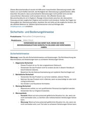 Expondo MSW-CTM-01 Safety And Operation Instructions