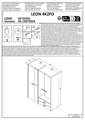 Dedeman LEON 4K2FO Assembling Instruction