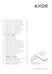 Hans Grohe AXOR MyEdition 221 47080 Series Instructions For Use/Assembly Instructions
