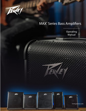 Peavey Max 100 Operating Manual