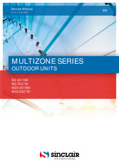 Sinclair MULTIZONE MZ-2E18BI Original Instructions Manual