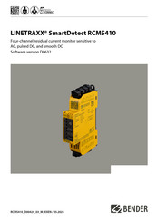 Bender LINETRAXX SmartDetect RCMS410 Manual