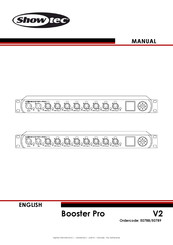 SHOWTEC Booster Pro Manual