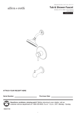 Allen + Roth 873X-5B04 Installation Instructions Manual