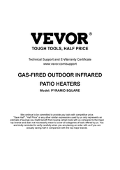 VEVOR PYRAMID SQUARE Manual