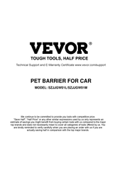 VEVOR SZJJGW01M Manual