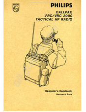 Philips Callpac VRC 2000 Operator's Handbook Manual