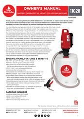 Alemlube 11028 Owner's Manual