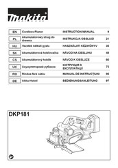 Makita DKP181RTJ Instruction Manual