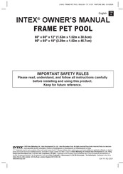 Intex 48402NP Owner's Manual