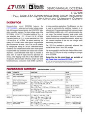 Analog Devices LINEAR TECHNOLOGY LTC7124IUDD Demo Manual