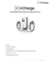 InCharg I60W-C1C1-R Installation And Operation Manual