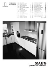 AEG X812264MG0 User Manual