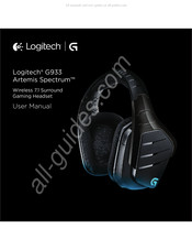 Logitech G Artemis Spectrum G933 User Manual