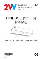 2VV FINESSE VCFI5B200-V2AC Assembly, Installation And Operation