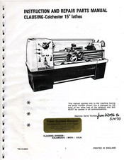 CLAUSING Colchester 15