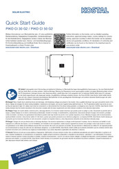 Kostal PIKO CI 50 G2 Quick Start Manual