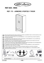 Galipette 839-INES Assembly Instructions Manual