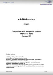 Caraudio-Systems c.LOGiC C2 Manual