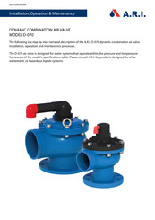 A.r.i. D-070 Installation, Operation And Maintenance Manual