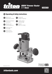 Triton TMNRTR Operating/Safety Instructions Manual