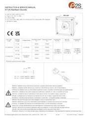 E2S 2-21-080 Instructions/Service Manual