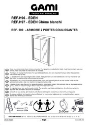 Gami EDEN Chene blanchi H97 Manual