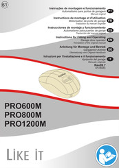 Like It PRO600M Instructions For Fitting And Operating