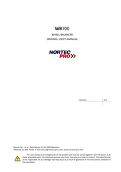 Nortec PRO WB700 Original User Manual