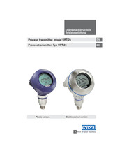 WIKA UPT-21 Operating Instructions Manual