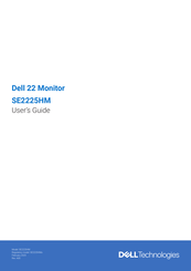 Dell SE2225HM User Manual