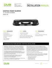DV8 OFFROAD FBCS3-03 Installation Manual