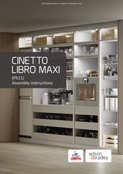 wilson & bradley CINETTO LIBRO MAXI Assembly Instructions Manual