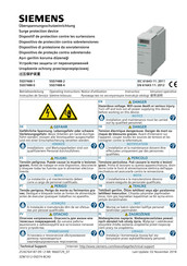 Siemens 5SD7468-1 Operating Instructions
