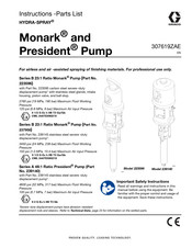 Graco HYDRA-SPRAY President 239140 Instructions-Parts List Manual