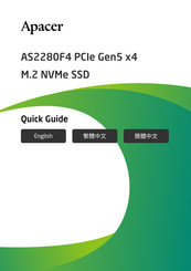 Apacer Technology AS2280F4 Quick Manual