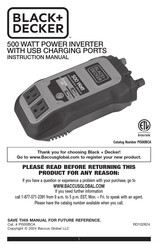 Black & Decker PI500BCA Instruction Manual